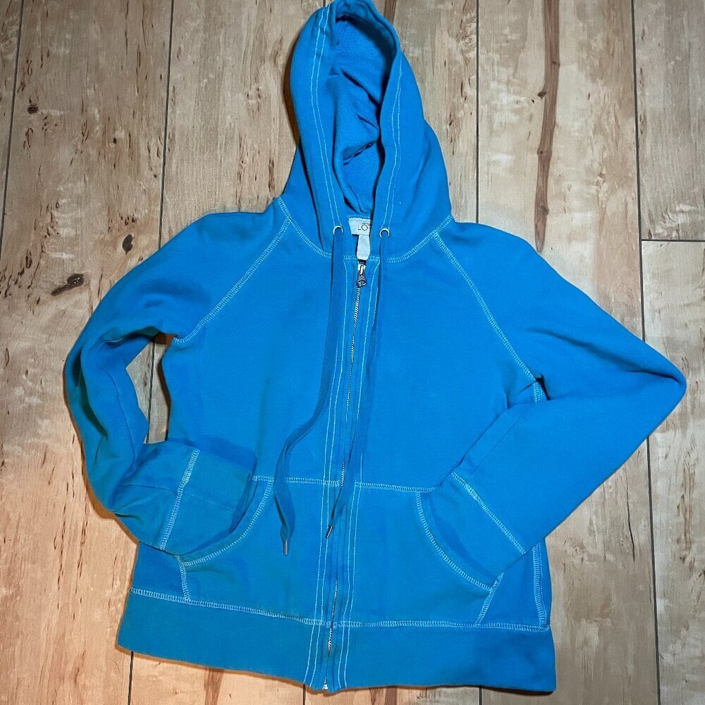 LOFT Blue Hoodie Sweatshirt